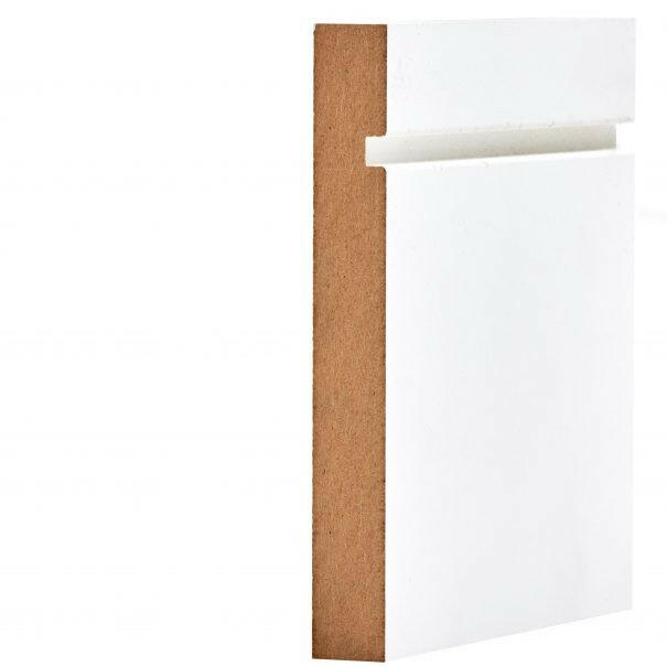 Shadow Groove MDF Skirting 18mm x 144mm
