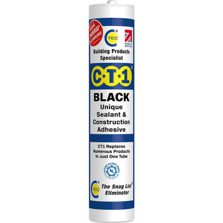 CT1 Sealant & Construction Adhesive 290ml cartridge - Black