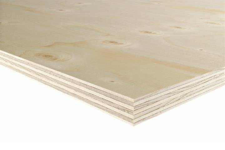 12mm WISA Spruce Plywood sheet edge detail