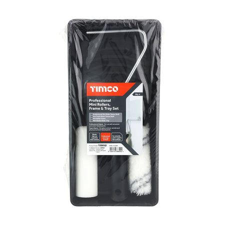 Professional Mini Roller Frame and Tray Set 4 inch angle 2