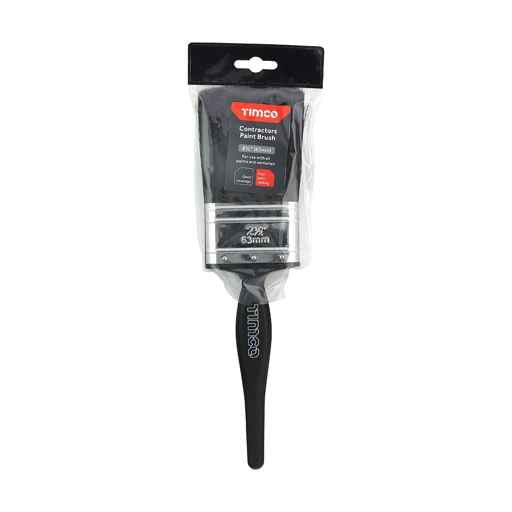 TIMCO Contractors Paint Brush 2.5 inch angle 2