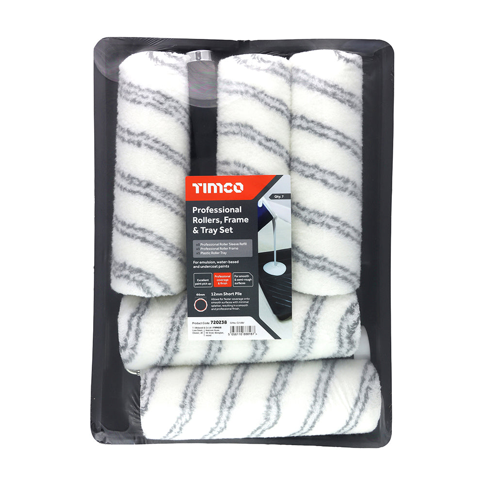 Professional Roller Frame and Tray Set 9 inch angle 2