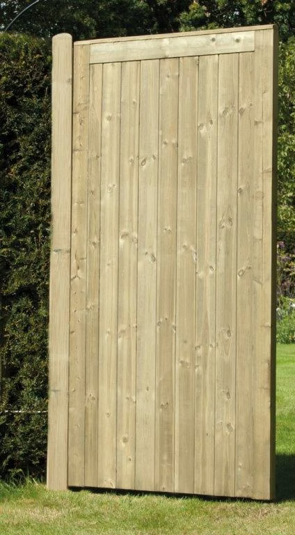Closeboard Green Fence Gate 1750mm x 900mm