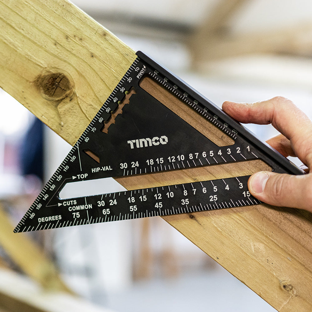 Rafter square, 170mm, aluminium - additional angle