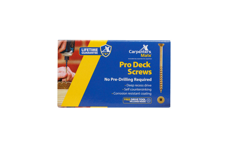 Carpenters Mate Pro Deck Exterior Wood Screw 4.5 x 50mm (Pack of 500)