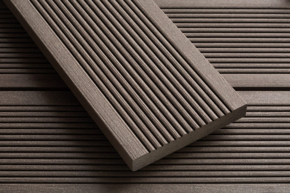 Chocolate Brown SmartBoard Composite Decking 20mm x 138mm x 3600mm