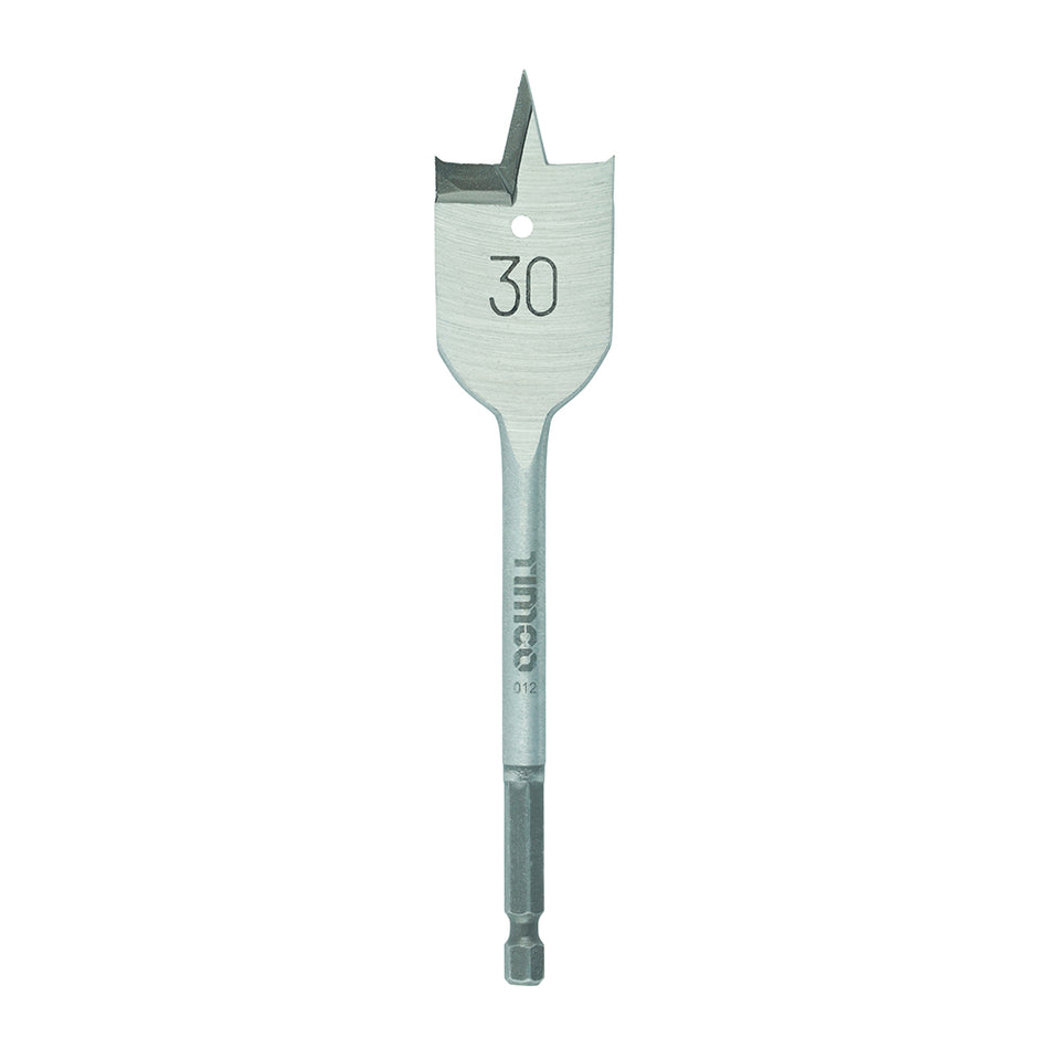 30mm x 152mm Flat Wood Drill Bit