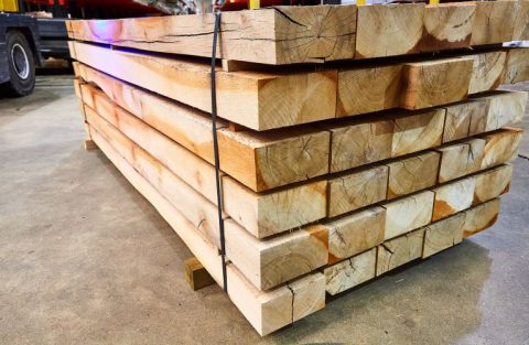 Sawn Oak 100mm x 200mm Landscaping Timbers