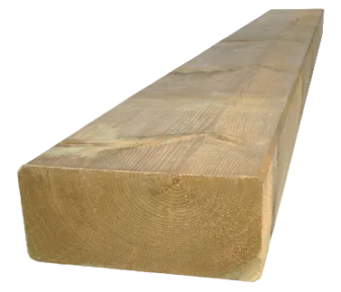 100x200mm PAR 4CE Softwood Sleeper (95x195mm Finished Size) - 2400mm