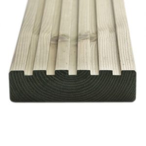 Q-Deck York Reversible Timber Decking 38mm x 125mm